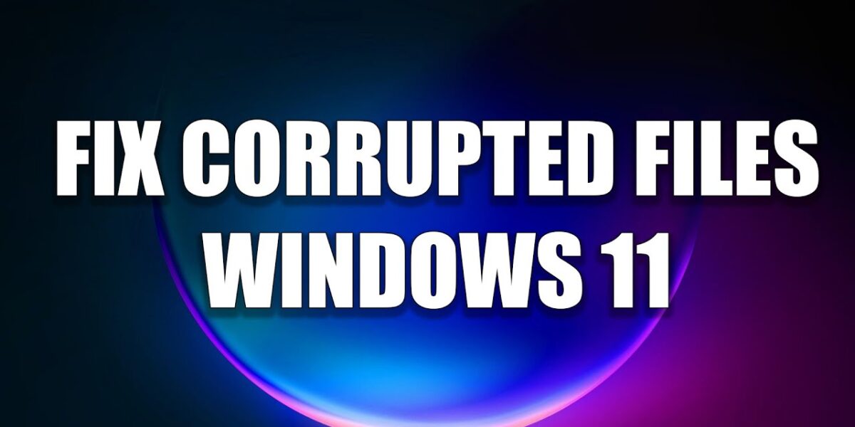 Windows 11 Corrupted Files Error