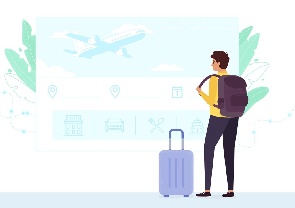 online travel booking system