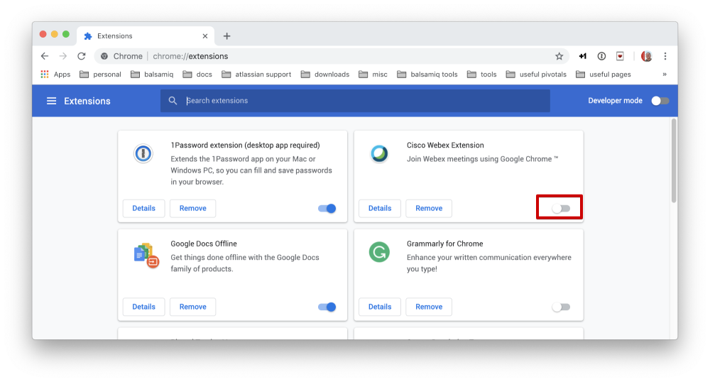 Fixing Chrome-error://chromewebdata/
