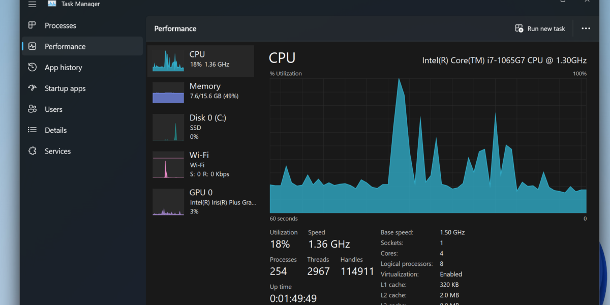 Windows 11 Task Monitoring