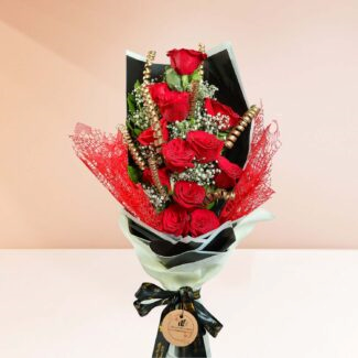 Flower-Bouquet-with-Chocolate