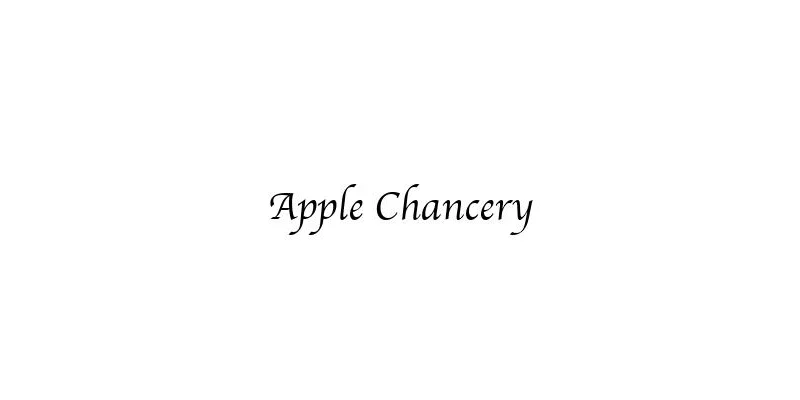 Apple Chancery Chancery Font: The Elegant Script Power Font That Defines Timeless Design